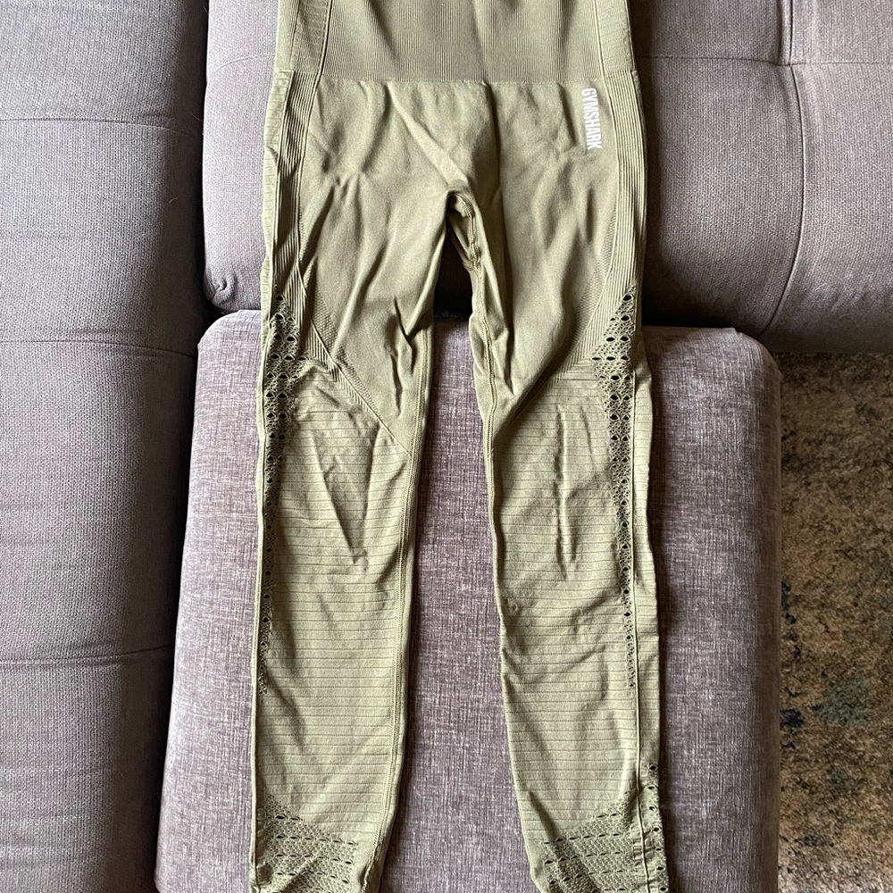Green Gym Shark Leggings